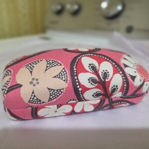 Vera Bradley Pink and White Floral Glasses Case